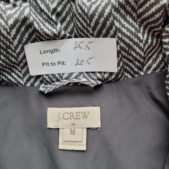 J. CREW Women's Excursion Down Filled Quilted Puffer Vest - Picture 9 of 11